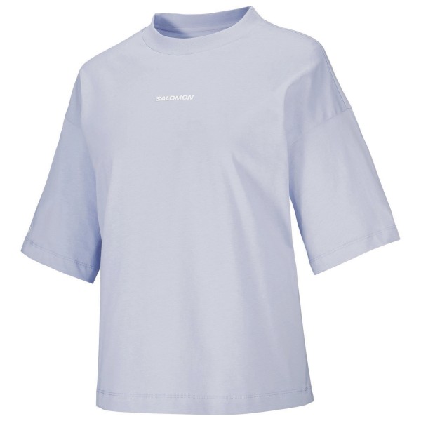 Salomon Women’s Logo Short Sleeve Tee T-shirt Grijs