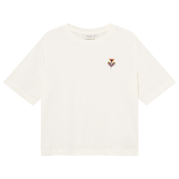 DEDICATED Women’s T-Shirt Vadstena Autumn Harvest EMB T-shirt Wit