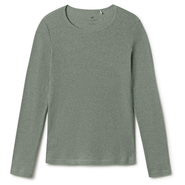 TWOTHIRDS Women’s Arran Longsleeve /olijfgroen Grijs
