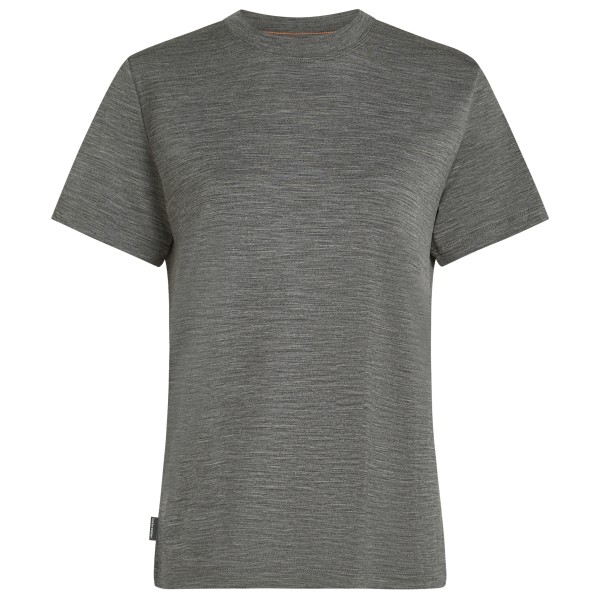 Icebreaker Women’s 15.5 Merinofine Jersey S/S Tee Merinoshirt Grijs