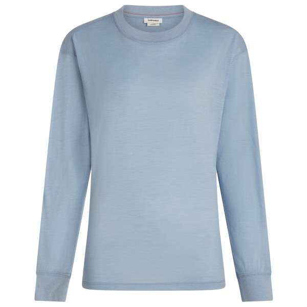 Icebreaker - Women's Merino 150 Tech Lite L/S Relaxed Tee - Merinoshirt Gr M grau