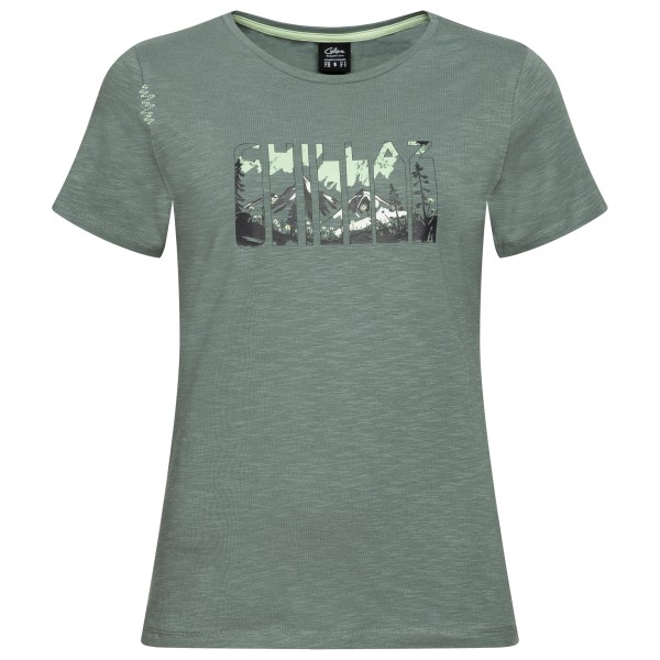 Chillaz Women’s Valencia Nature Flow T-shirt Turkoois/olijfgroen