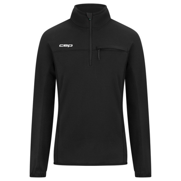 CEP Women’s Core Run Thermal Zip Shirt Long Sleeve 2.0 Hardloopshirt Zwart