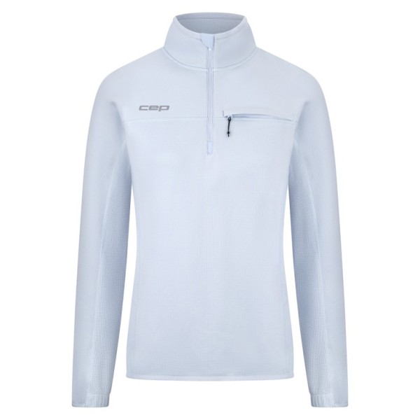 CEP Women’s Core Run Thermal Zip Shirt Long Sleeve 2.0 Hardloopshirt Blauw