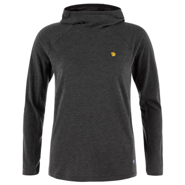 Fjällräven Women’s Bergtagen Midlayer Hoodie Merinoshirt Zwart