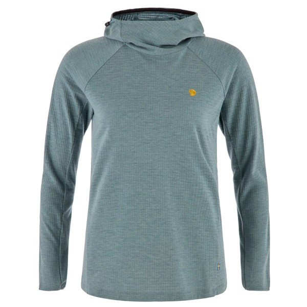 Fjällräven Women’s Bergtagen Midlayer Hoodie Merinoshirt Blauw
