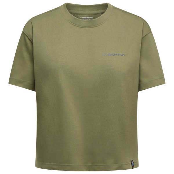 La Sportiva Women’s Trilogy Crop T-Shirt T-shirt Olijfgroen
