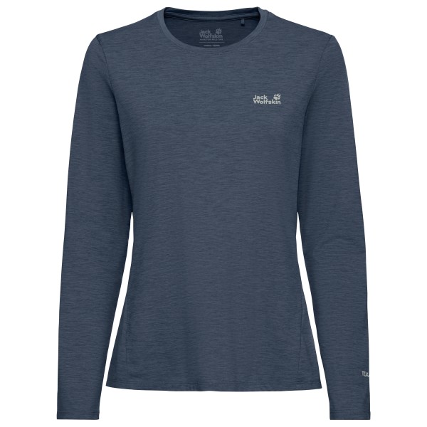 Jack Wolfskin Women’ Trail L/ Sportshirt Blauw