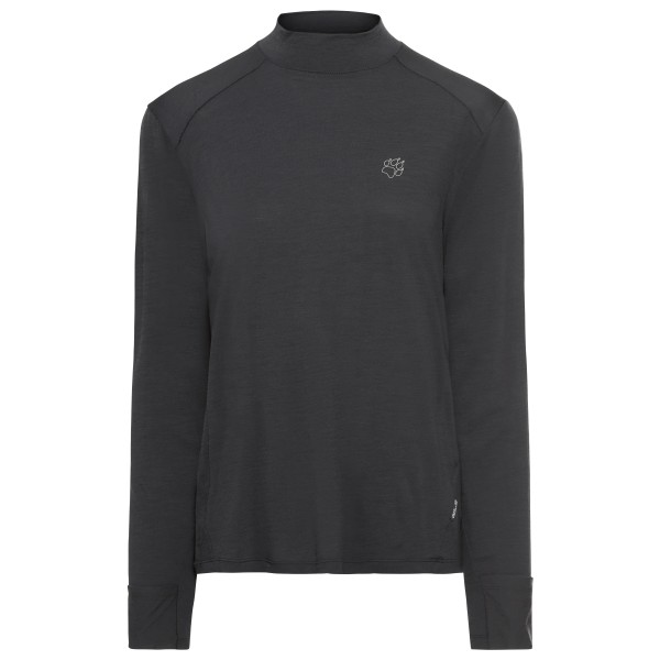 Jack Wolfskin Women’s Wool L/S Sportshirt Zwart