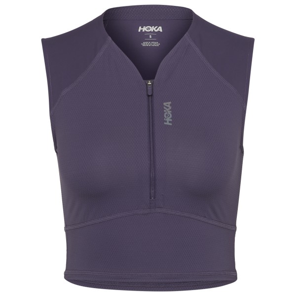 HOKA Women’s Skybreeze Crop Tank Hardloopshirt Grijs