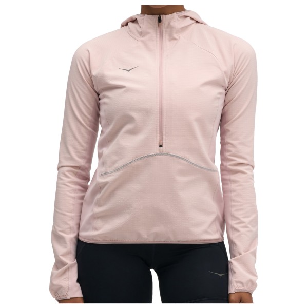 HOKA Women’s Skyglow Half-Zip Hardloopshirt Roze