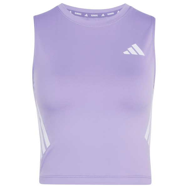 adidas – Women’s ADI365 Running Climacool Iconic Crop Tank – Top maat L, Purper