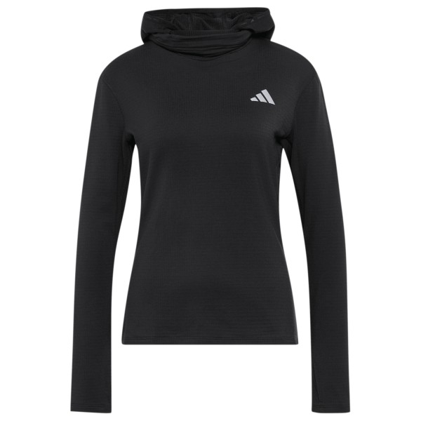 adidas Women’s ADI365 Running Essentials Winter Hooded Hardloopshirt Zwart