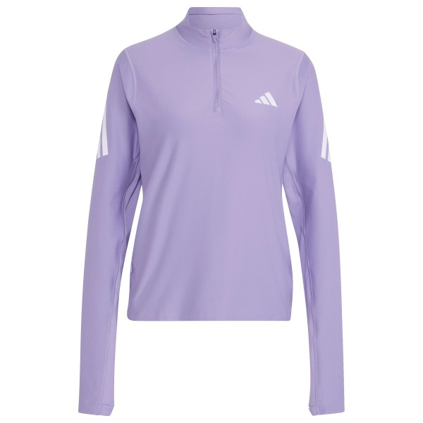 adidas - Women's ADI365 Running Iconic Half Zip - Laufshirt Gr L lila