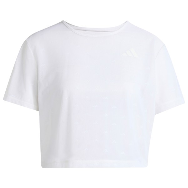 adidas – Women’s Primelift Essentials Workout Boxy Mesh – Sportshirt maat L, Wit