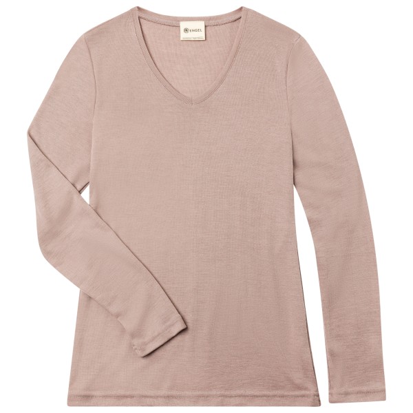 Engel Women’s Shirt L/S Merinoshirt Roze
