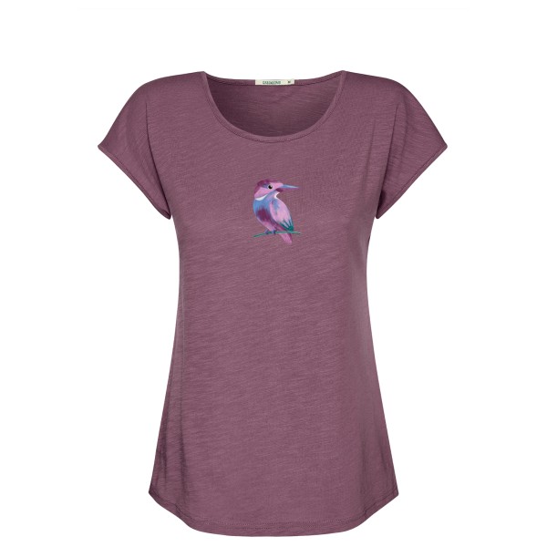 GreenBomb Bird Look Cool T-shirt Purper