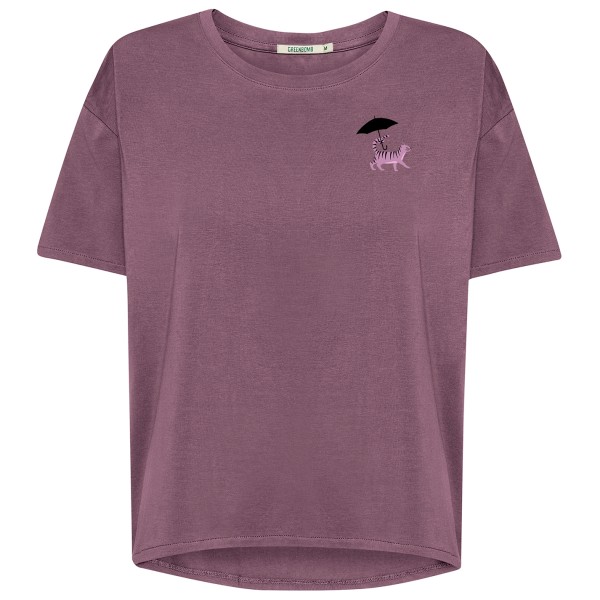 GreenBomb Cat Walk Feel T-shirt Purper