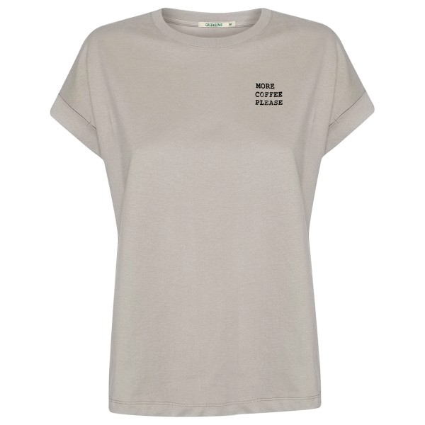 GreenBomb Dog Coffee Loony T-shirt Grijs