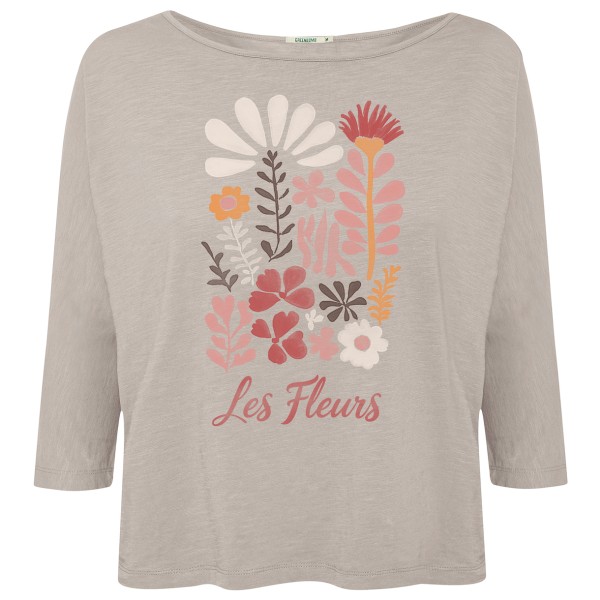 GreenBomb Les Fleurs Simper T-shirt Grijs