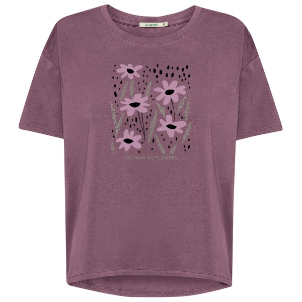 GreenBomb No Rain Feel T-shirt Purper