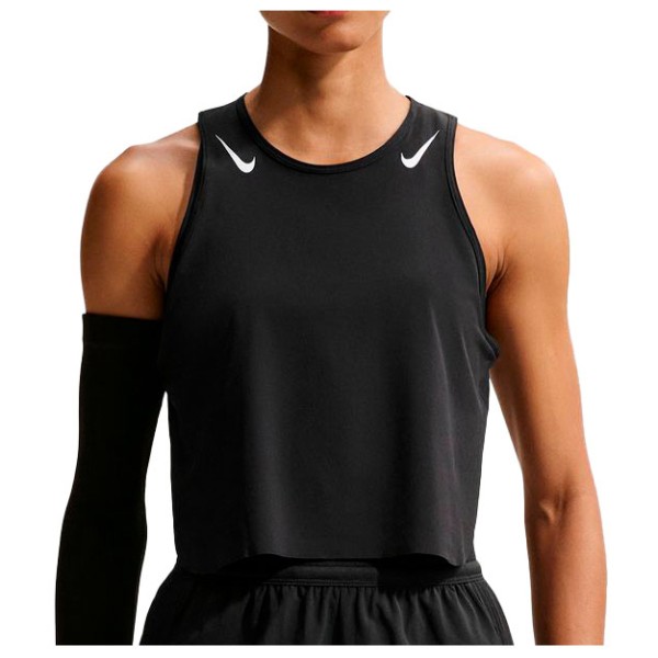 Nike Women’s Aeroswift Dri-Fit ADV Crop Tank Tanktop Zwart