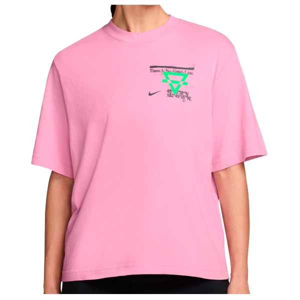Nike Women’s Dri-Fit Swift Boxy Juxtasport Tee Hardloopshirt Roze