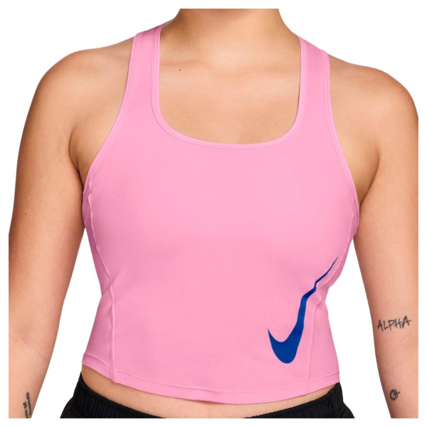 Nike Women’ Tempo Swoosh Run Dri-Fit Tank Tanktop Roze