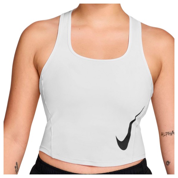 Nike Women’s Tempo Swoosh Run Dri-Fit Tank Tanktop Wit