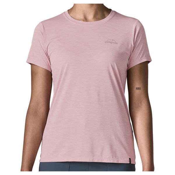 Patagonia Women’s Capilene Cool Daily Shirt P-6 Cosmos Sportshirt Roze