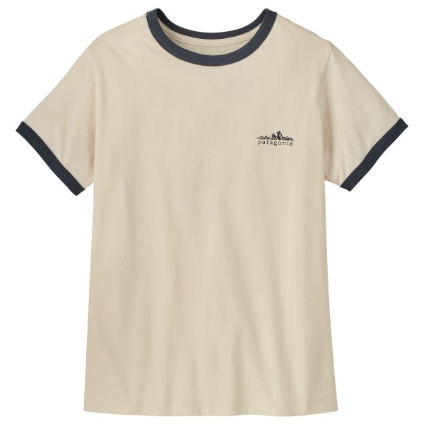 Patagonia Women’s Fitz Roy Foothills Ringer Tee T-shirt Undyed Natural