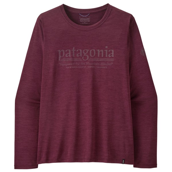 Patagonia Women’s L/S Capilene Cool Daily Shirt Sportshirt Rood