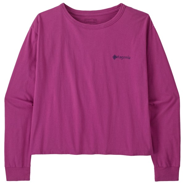 Patagonia Women’s L/S Hut Tripper Easy Cut T-Shirt Longsleeve Purper