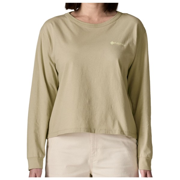 Patagonia Women’s L/S Hut Tripper Easy Cut T-Shirt Longsleeve Beige