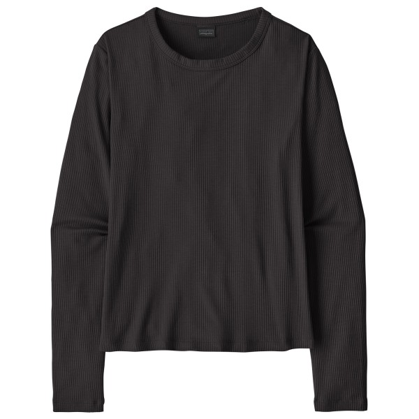 Patagonia Women’s L/S Rib Knit Top Longsleeve Zwart