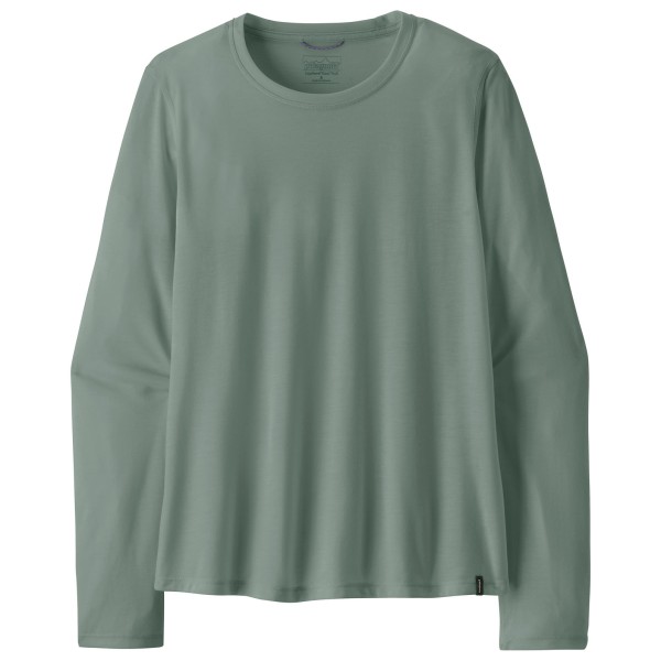 Patagonia Women’s Long-Sleeved Capilene Cool Trail Shirt Sportshirt olijfgroen
