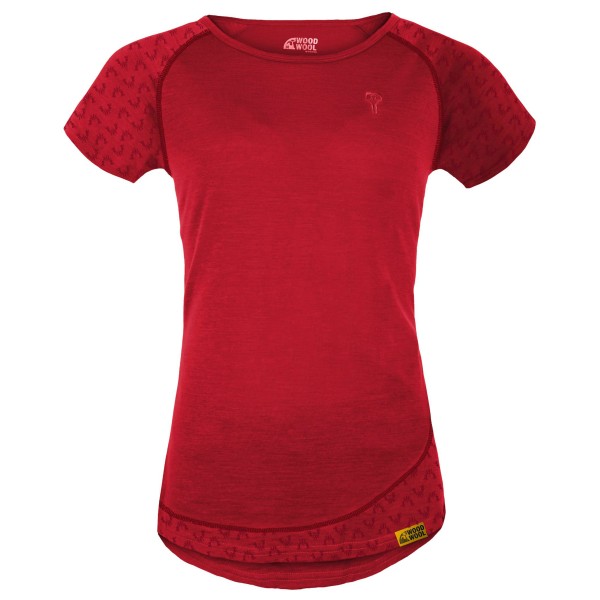 Grüezi Bag Women’s Deanna Boulder Merinoshirt Rood