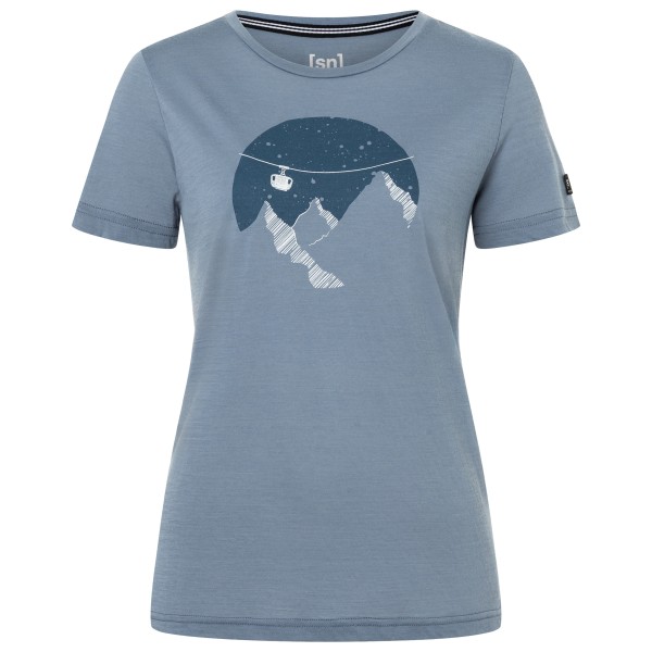 super.natural Women’s Winter Gondola Tee Merinoshirt Grijs