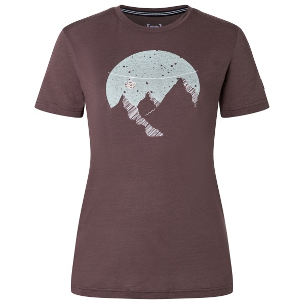 super.natural Women’s Winter Gondola Tee Merinoshirt Purper