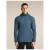 Detailbeeld 2 Icebreaker - Merino 400 Realfleece Grid Blackridge Pullover - Merinohoodie