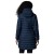 Yksityiskohtainen kuva 2 Columbia - Women's Lake 22 II Down Long Hooded Jacket - Untuvatakki