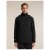 Detailbeeld 2 Icebreaker - Women's Merino 400 Realfleece Grid Blackridge - Merinohoodie