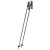 Detaljebillede 2 Komperdell - Big Cat Smoke Grey/Black - Skistokke