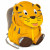Imagen detallada 3 Affenzahn - Large Friend Tiger - Mochila para niños