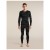 Detailbeeld 4 Icebreaker - Merino 260 Oasis Vertex Leggings Chillwave - Merinowollen ondergoed