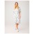 Imagen detallada 4 KnowledgeCotton Apparel - Women's Linen-Mix Printed T-Shirt Dress - Vestido