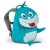 Imagen detallada 4 Affenzahn - Small Friend Shark - Mochila para niños