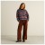 Image détaillée 5 DEDICATED - Women's Sweater Limhamn Dashed Stripe - Pull