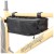 Imagen detallada 5 M-Wave - Dreieckstasche Rough Ride Triangle Black Series - Alforja para bicicleta