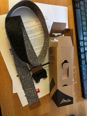 Bild 1 av William till AustriAlpin - Textilgürtel Schwarz Cobra 38 - Bälten